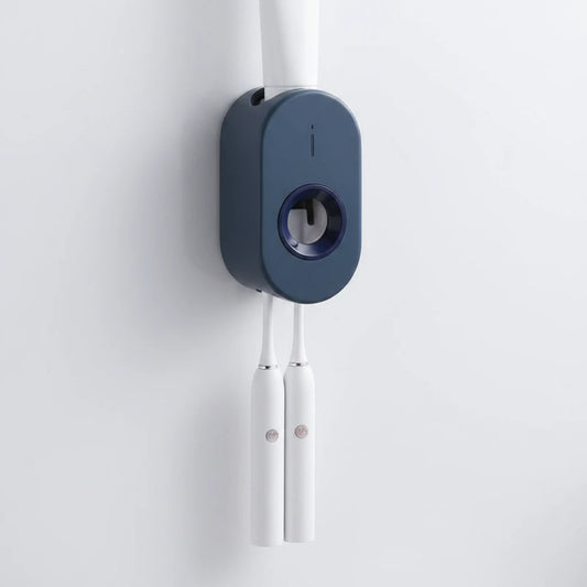 Automatic Toothpaste Dispenser with Wall-Mounted Holder