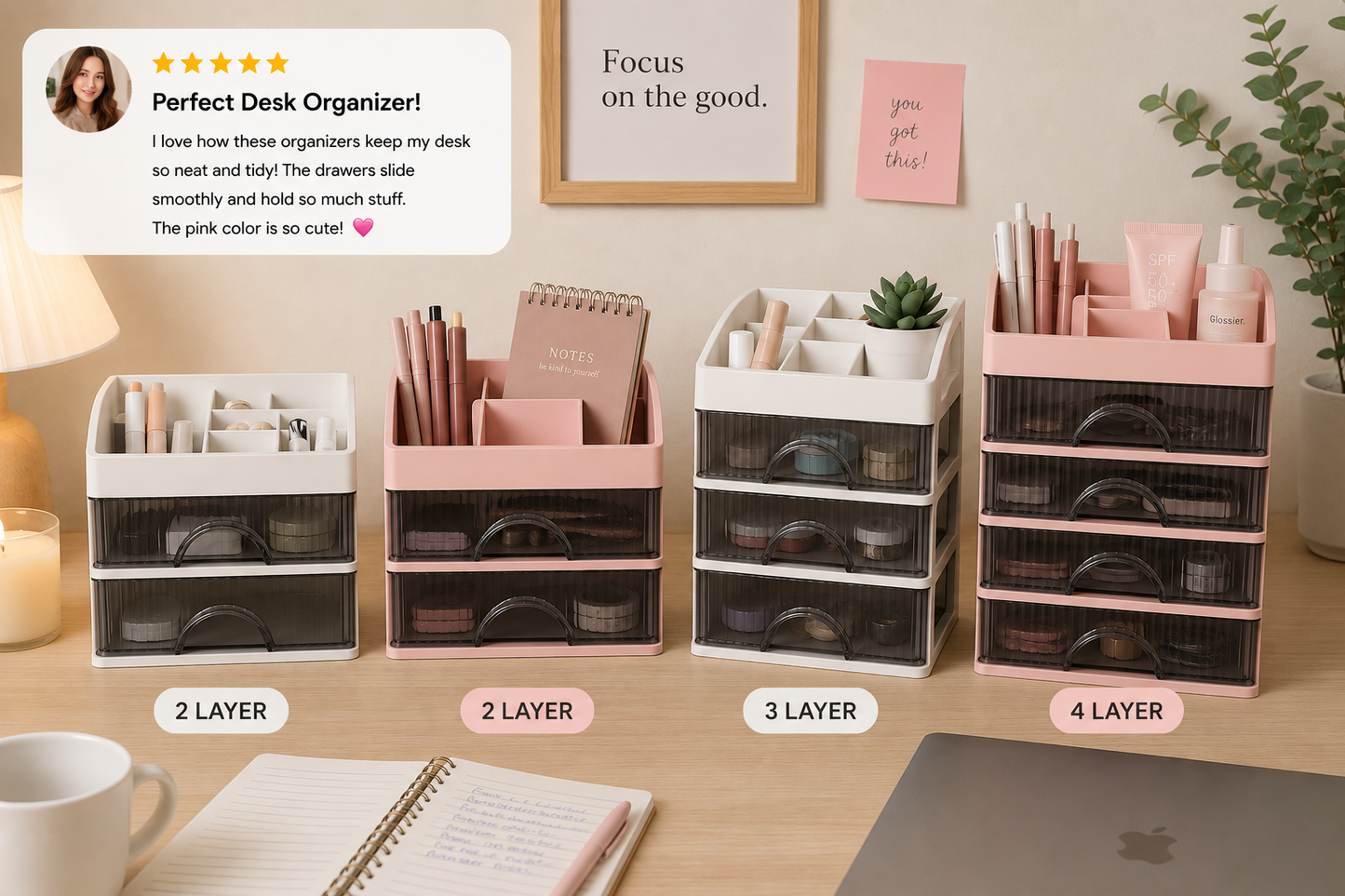 SpaceSaver Multi-Compartment Organizer