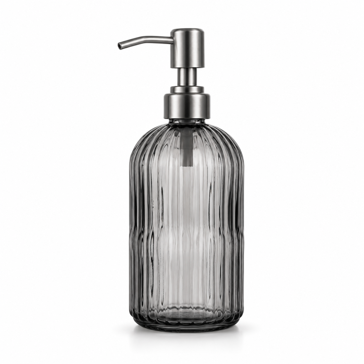 Transparent Glass Liquid Soap Dispenser 400ml 1pc
