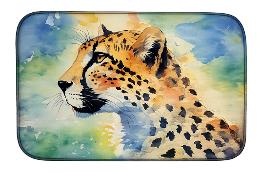 Cheetah Dish Drying Mat